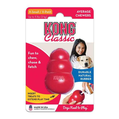 קונג לכלבים XS קלאסיק KONG