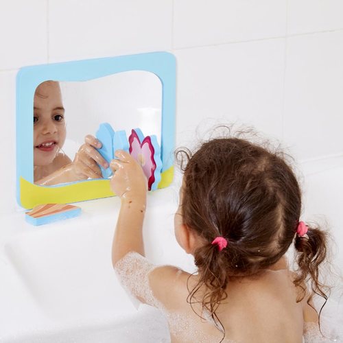 מראת משחק ויצורים באמבטיה Look 'n Sea עם 20 חלקים