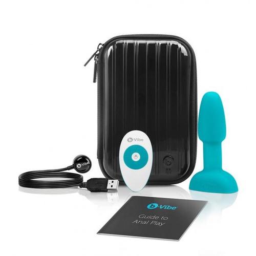 פלאג אנאלי רוטט רימינג למתחילות עם שלט רחוק B-vibe Rimming Plug Petite
