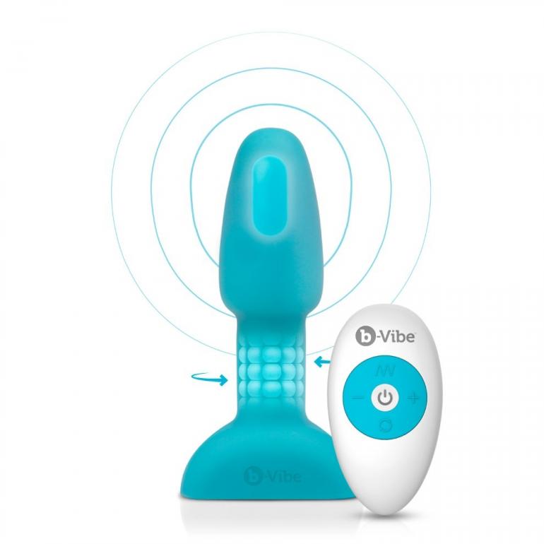 פלאג אנאלי רוטט רימינג למתחילות עם שלט רחוק Bvibe Rimming Plug Petite 