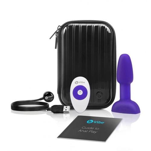 פלאג אנאלי רוטט רימינג למתחילות עם שלט רחוק B-vibe Rimming Plug Petite