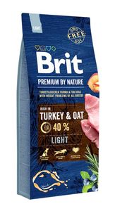 בריט פרימיום לייט אוכל לכלבים 3 ק"ג BRIT LIGHT Brit Premium