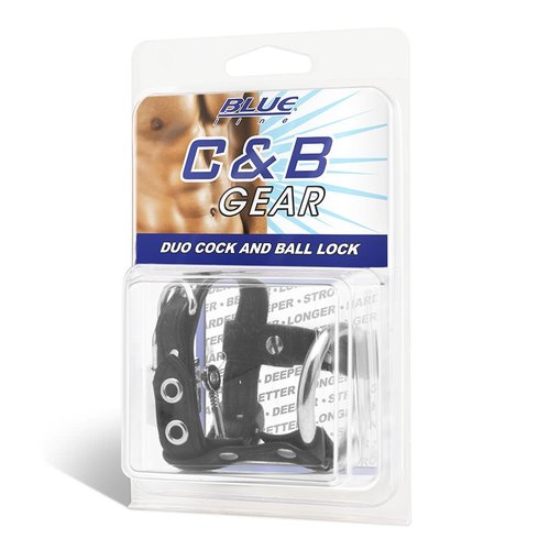 טבעת זקפה ורתמת אשכים   Dou Cock & Balls Lock