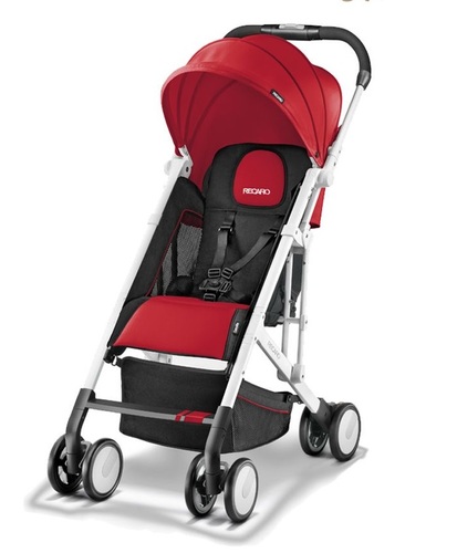 טיולון קליל אולטרא קומפקטי EasyLife איזילייף - אדום/שלדה לבנה