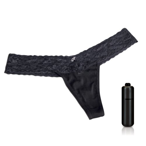 תחתון חוטיני רוטט Hustler Toys Lace Thong panties 