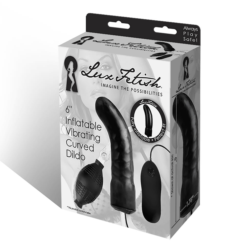 ויברטור איכותי מתנפח  7 מצבי רטט    Lux Fetish - Inflatable Vibrating Curved