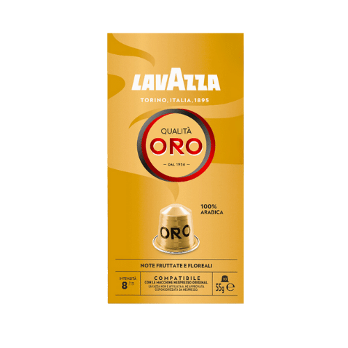10 קפסולות לוואצה אורו Lavazza Oro לנספרסו