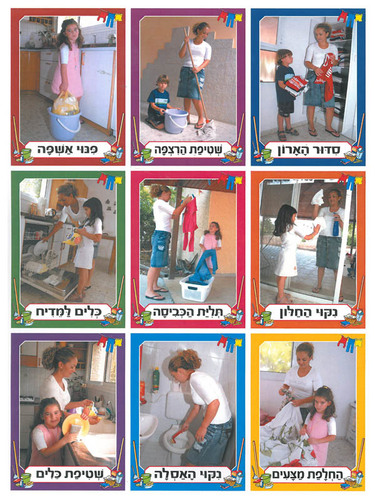 ערכת תמונות נקיון הבית/גן לי