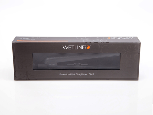 מחליק שיער ווטליין שחור  טורמלין קרמי - WETLINE Black Tourmaline Ceramic 