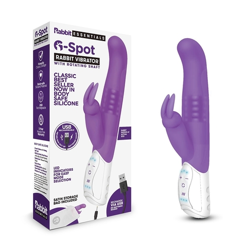 ויברטור פניני מתכת לנקודת הג'י יוקרתי נטען  Rabbit Essentials - Rechargeable G-Spot
