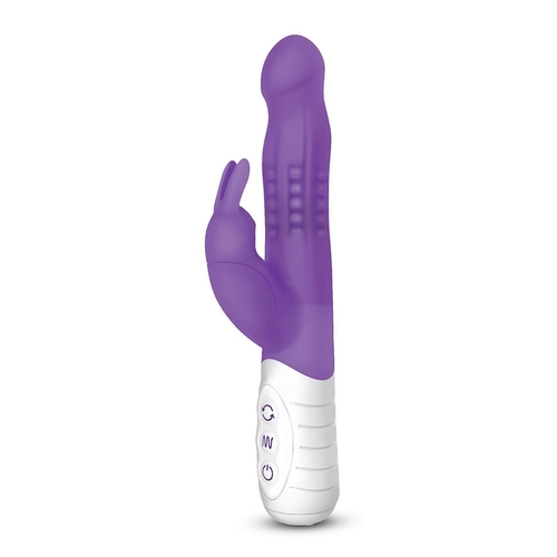 ויברטור פנינים דק נטען מסיליקון  יוקרתי Rabbit Essentials - Slim Shaft