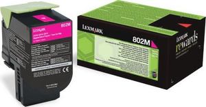 טונר אדום מקורי Lexmark 80C8HM0 3K