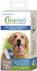 קאט / דוג H2O - טבליות דנטליות למזרקות מים לחתול וכלב - 8 בחבילה