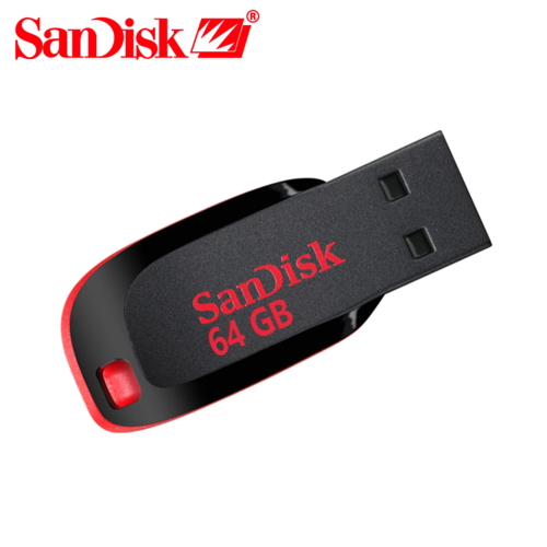זכרון נייד USB ‏ SanDisk Cruzer Blade 64GB