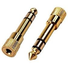 מתאם PL 3.5mm סטריאו לPL 6.3mm סטריאו