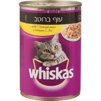 ויסקאס מזון משלים שימורים לחתול - עוף. 400 גרם מבצע 10% הנחה בקניית 10 יח