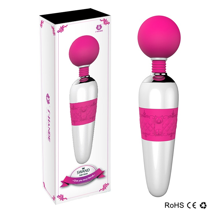 ויברטור וונד נטען  פרימיום בעל ראש סיליקון  Magic Wand 