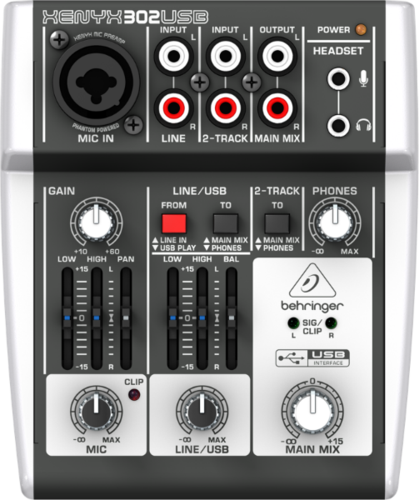 מיקסר Behringer Xenyx 302USB