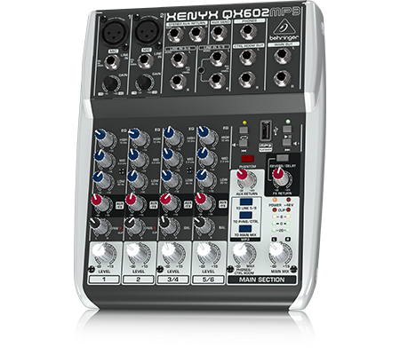 מיקסר Behringer Xenyx QX602MP3