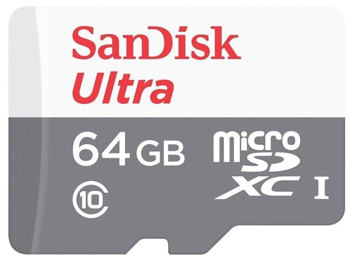 כרטיס זיכרון Ultra micro SDHC USH1 Class 10 SDSQUNB-064G-GN3MN 64GB