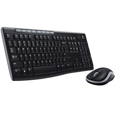מקלדת ועכבר אלחוטיים Logitech Wireless Combo MK270
