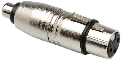 מתאם XLR נקבה ל- RCA נקבה