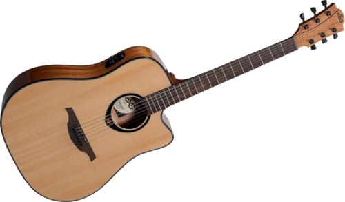 גיטרה אקוסטית מוגברת Lag Tramontane T66DCE