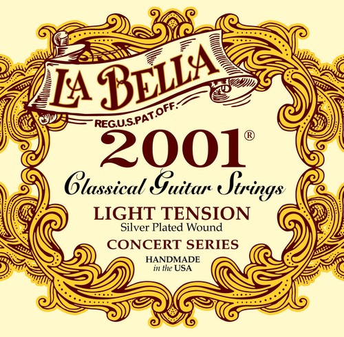 מיתרים לגיטרה קלאסית La Bella- 2001 Light tension