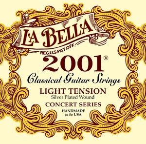 מיתרים לגיטרה קלאסית La Bella- 2001 Light tension