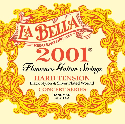 מיתרים לגיטרה קלאסית- La Bella  2001 Flamenco HARD