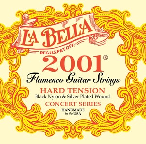 מיתרים לגיטרה קלאסית- La Bella 2001 Flamenco HARD