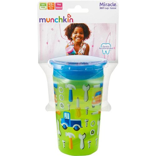כוס הפלא 360° בנפח 266 מ''ל - ירוק/כחול