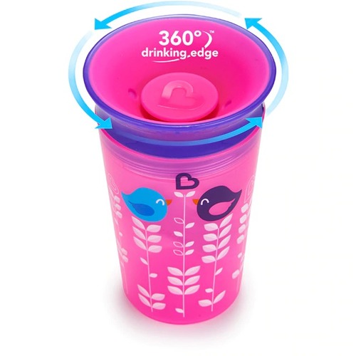 כוס הפלא 360° בנפח 266 מ''ל - ורוד/סגול