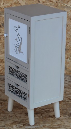 שידה דקו פרח תא ו2 מגירות