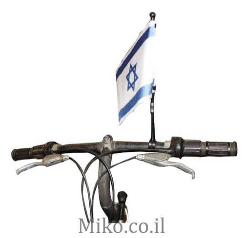 דגלון מעוצב לאופניים כולל מתקן