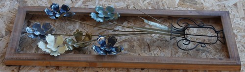תמונה מתכת כד פרחים 1