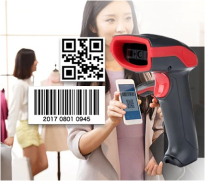 סורק ברקוד חוטי  AK18 2D QR Wired USB YHDAA
