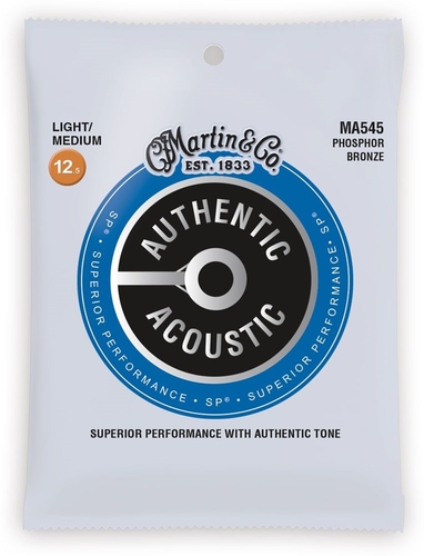 סט מיתרים 0.125 לאקוסטית MARTIN SP  Phosphor Bronze AUTHENTIC  MA545