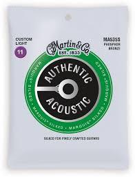 סט מיתרים 011 לאקוסטית Martin MA535S Marquis Phosphor Bronze Authentic Silked