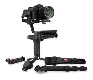 Stabilisateur Zhiyun Weebill Lab Creator Pack - Pour DSLR Jusqu'à 3kg, Transmission Sans Fil, Double Plaque Rapide