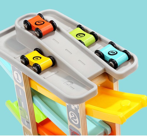 מסלול מכוניות מיני + 4 מכוניות מרוץ