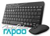 סט מקלדת ועכבר מולטימדיה RAPOO  עברית / אנגלית 8000MB