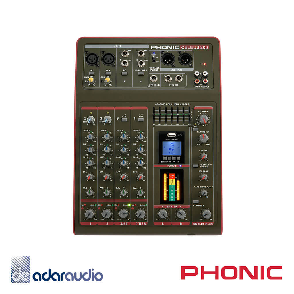 מיקסר PHONIC CELEUS 200