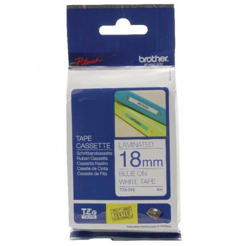 סרטים למכשירי תוויות (פיטאץ') BROTHER TZ-243