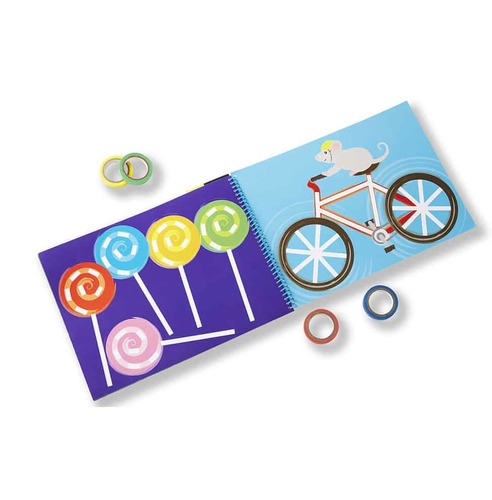 חוברת פעילות סרטי הדבקה 20 עמודים