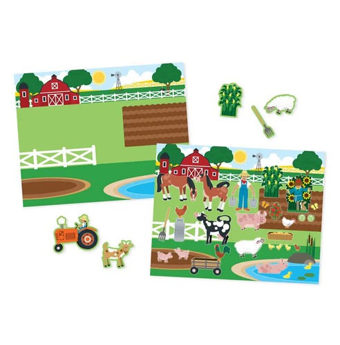 חוברת מדבקות 5 דפי יצירה ו 150 מדבקות רב פעמיות - חיות