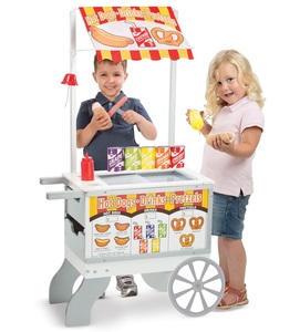 עגלת מכירת גלידה, נקניקיות וכעכים 40 חלקים