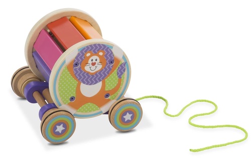 קסילופון מתגלגל ומנגן מעץ 2 חלקים