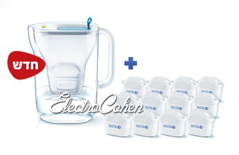 קנקן בריטה BRITA fill&enjoy  החדש לסינון מים +12 פילטרים