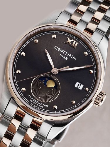 CERTINA C033.257.22.088.00 שעון נשים בעל תצוגת הירח